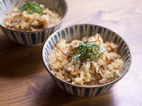 えのきとツナの炊き込みご飯